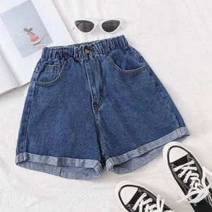 Navy blue Jean shorts